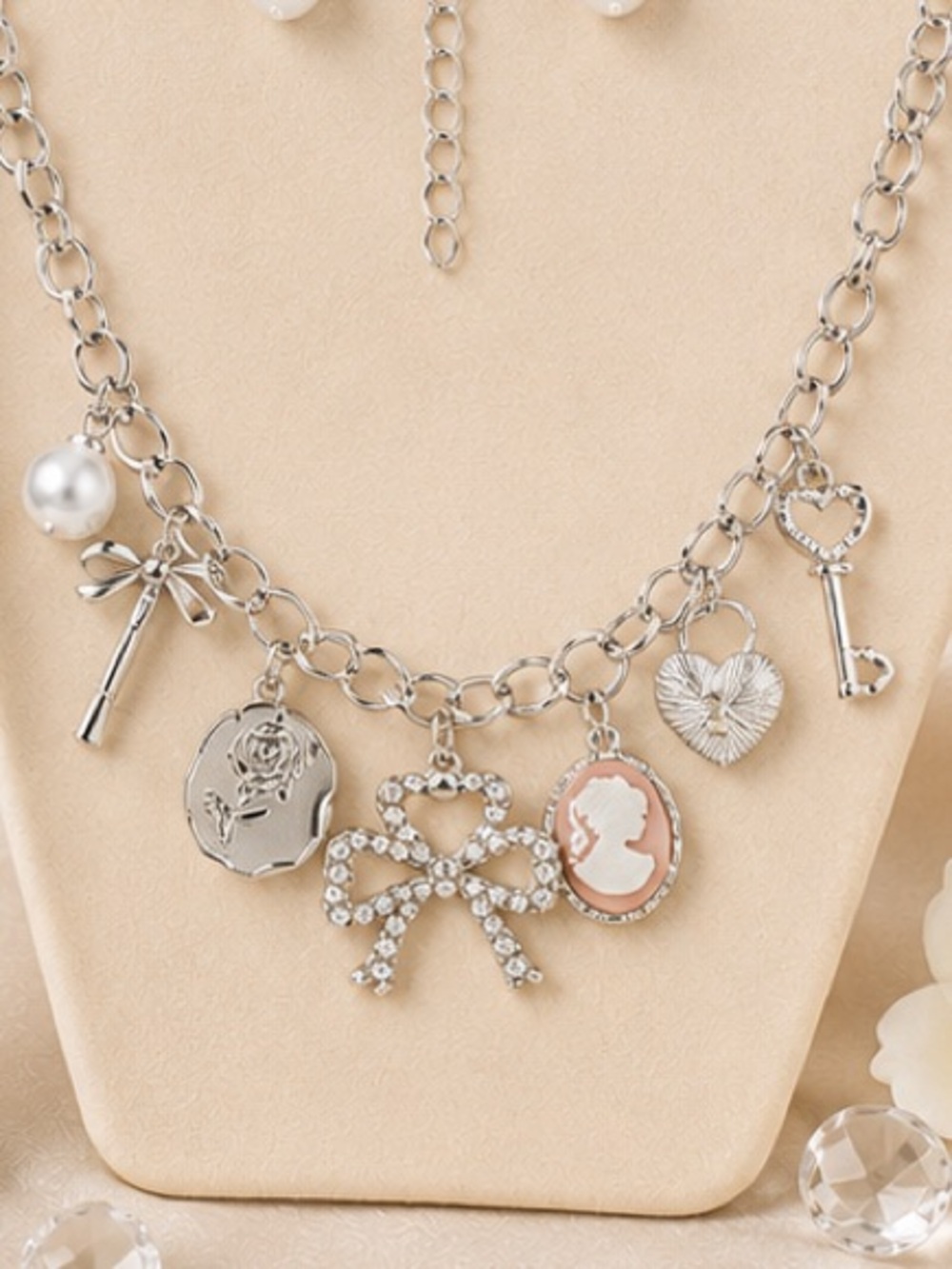 BP. Bow Charm Necklace NWT